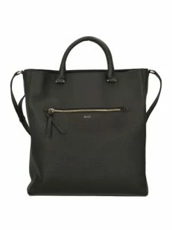 Brandneu 🧨 Accessoires BOSS 👩 Women's Sophie - Shopper Leder 39 Cm In Schwarz Günstig Kaufen 😀